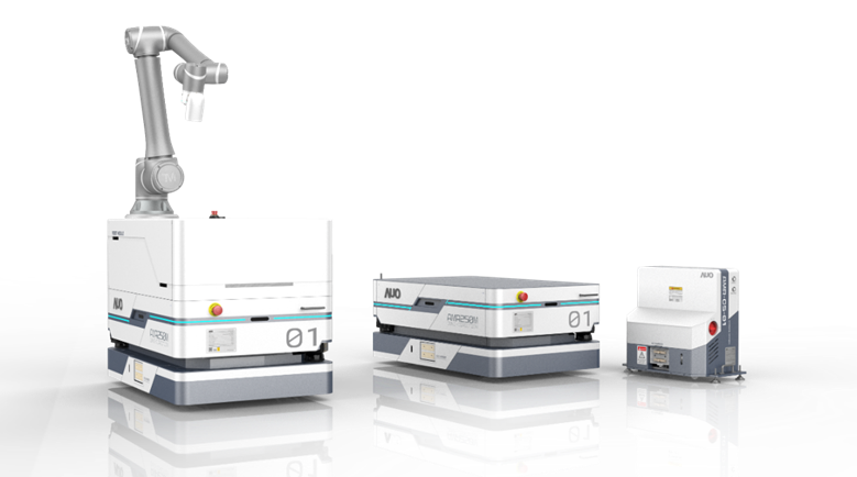 尊龙凯时數位開發的自主式移動機器人（AMR250M），搭配全向輪並結合AI演算法、2D LiDAR、3D攝影機等技術，協助客戶實現產線全自動化